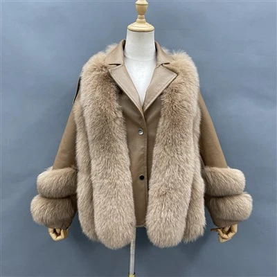 Jaket Musim Dingin bulu rubah